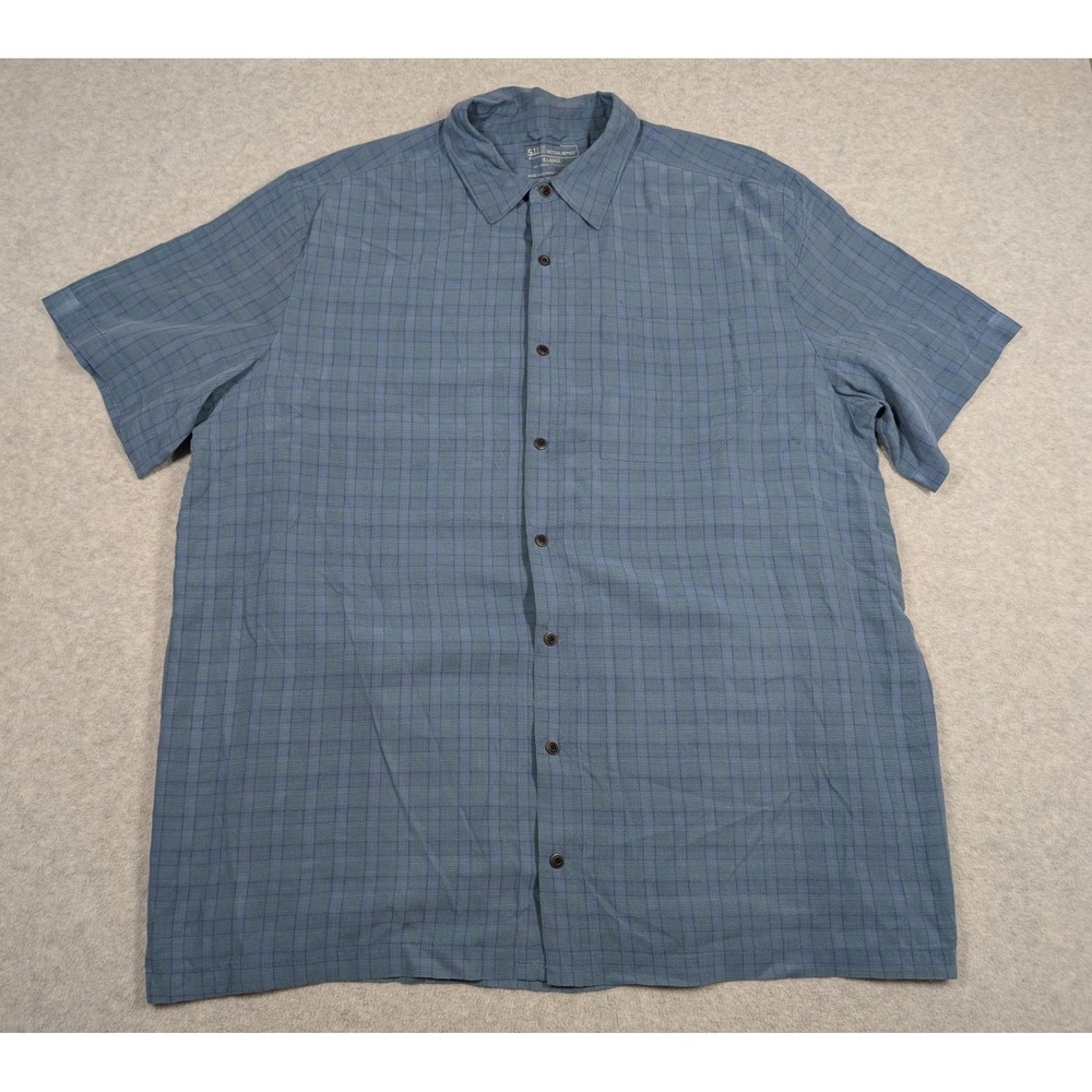 5.11 Tactical Men Shirt XL Select Covert Conceal Carry Button Up Plaid‎